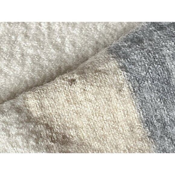 Chicos Yarn Dye Boiled Wool Jacket Ivory Neutral Classic Sz 0 Sz XS - Picture 9 of 9